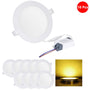 Yescom 9W SMD LED Recessed Ceiling Light w/ Driver, Warm White Image