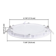 Yescom 15W LED Recessed Ceiling Light w/ Driver Warm White Image