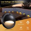 Yescom LED Deck Lights 12ct/Pack for Stairs Outdoor Step 12V