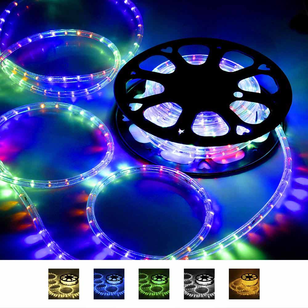 Yescom LED Rope Light Outdoor Waterproof 50ft Image