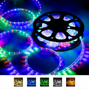 Yescom LED Rope Light Outdoor Waterproof 50ft