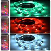 Yescom 16ft LED Strip Light Bluetooth App Music Remote Multi-Color Image