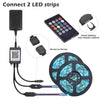 Yescom 16ft LED Strip Light Bluetooth App Music Remote Multi-Color