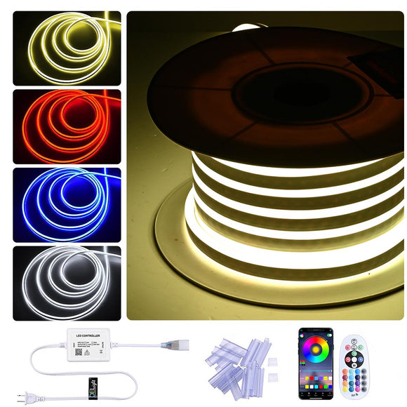 Yescom Neon Rope Light Flexible 50ft RGB App & RF Control Image