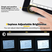 Yescom LED Tracing Stencil Board 14in A4 Adjustable Brightness Image