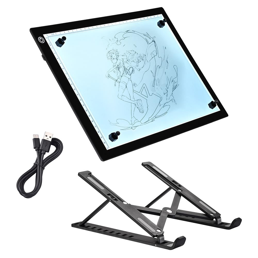 Yescom LED Tracing Stencil Board 14in A4 Adjustable Brightness Image