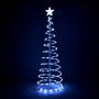 Yescom 5' Lighted Spiral Christmas Tree USB Powered, Cool White, 1ct/pk Image