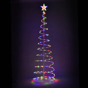 Yescom 6' Spiral Outdoor Xmas Tree USB Powered, RGB, 1ct/pk Image