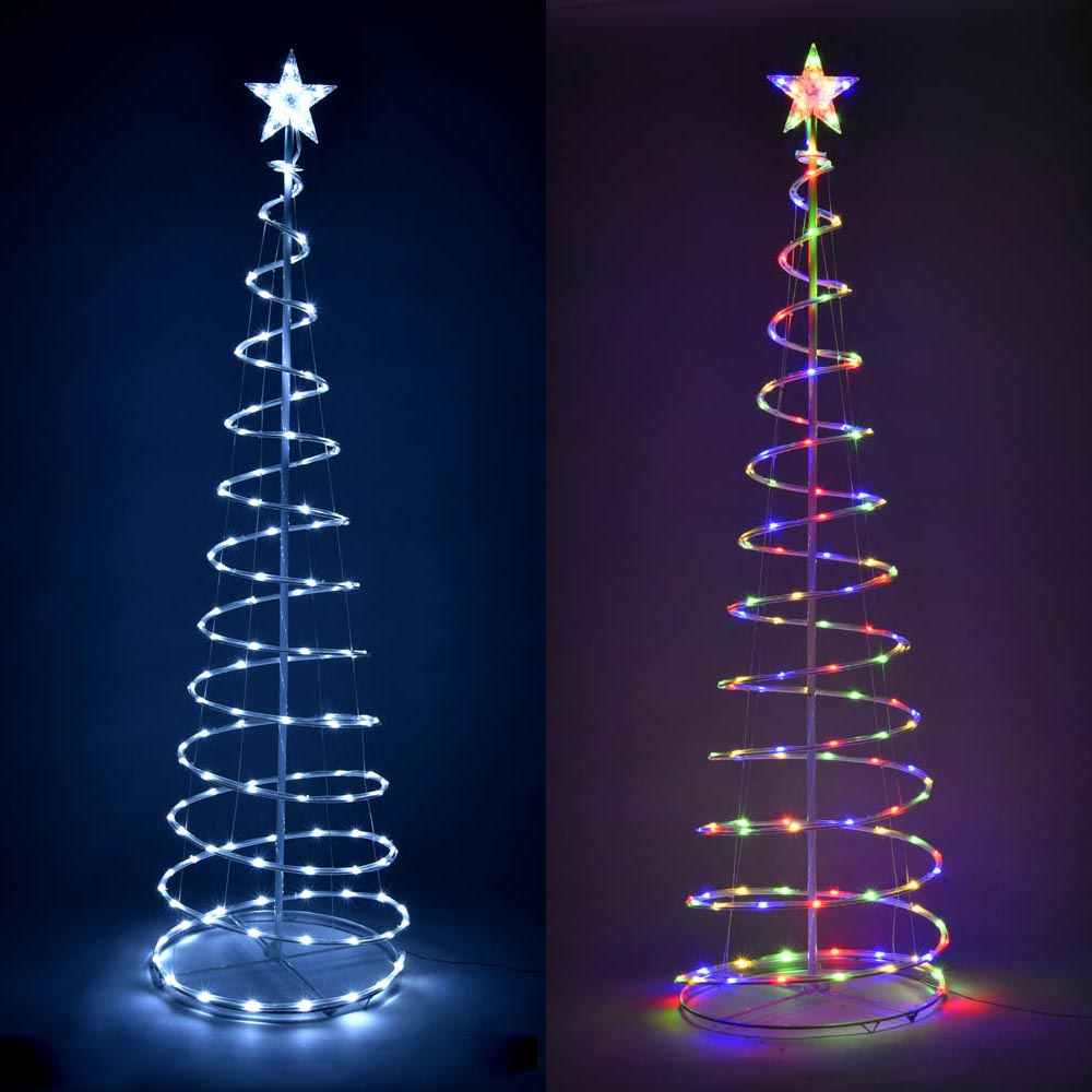 Yescom 6' Spiral Outdoor Xmas Tree USB Powered Image