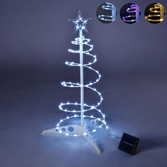 Yescom 2' Pre-Lit Spiral Christmas Tree Solar Operated Image