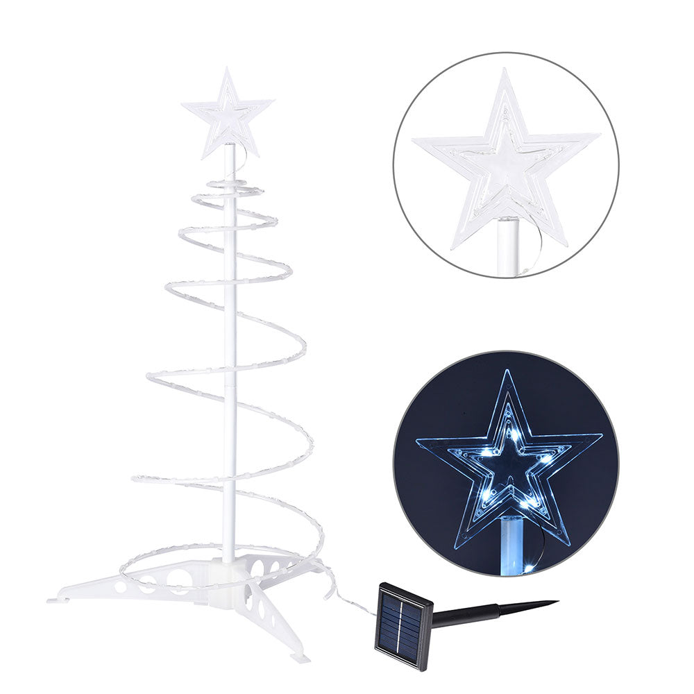 Yescom 2' Pre-Lit Spiral Christmas Tree Solar Operated Image