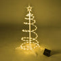 Yescom 2' Pre-Lit Spiral Christmas Tree Solar Operated, Warm White Image