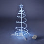 Yescom 2' Pre-Lit Spiral Christmas Tree Battery Operated, Cool White Image