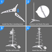 Yescom 2' Pre-Lit Spiral Christmas Tree Battery Operated Image