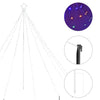 Yescom Christmas Tree Light 9 String Lights with Star & Pole