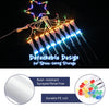 Yescom Christmas Tree Light 9 String Lights with Star & Pole