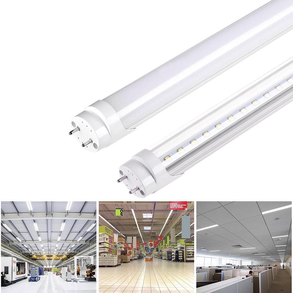 Yescom 4ft 18w T8 LED Tube Light Replacement Fluorescent Lamp Milky/ Clear Image