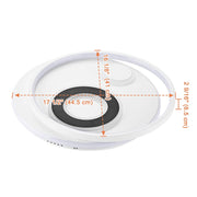 Yescom Modern Circle Ceiling Flush Light with Remote Image