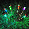 Yescom 6ct/pk Solar Outdoor Lights Multicolor Yard Lamps