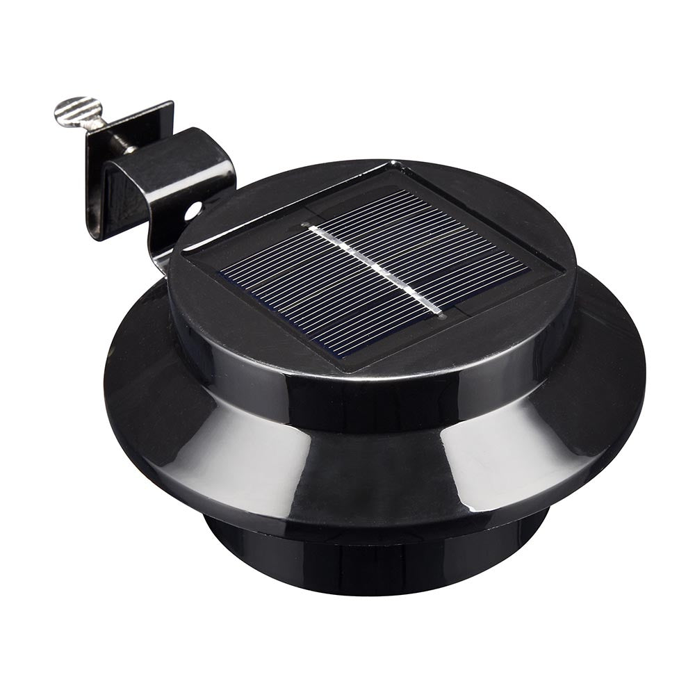 Yescom LED Solar Power Light w/ Bracket Outdoor Wall Security, Black Image