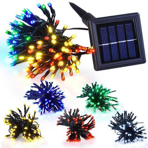 Yescom 100LEDs Solar Patio Christmas Holiday String Light Image