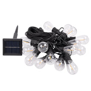 Yescom Solar Outdoor String Light Christmas Lights 48ft 15-Bulbs Image