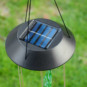 Yescom Solar LED Wind Chime Color Changing Decor Light Hummingbird Image