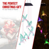 Yescom Solar LED Wind Chime Color Changing Decor Light Hummingbird