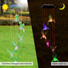 Yescom Solar LED Wind Chime Color Changing Decor Light Hummingbird