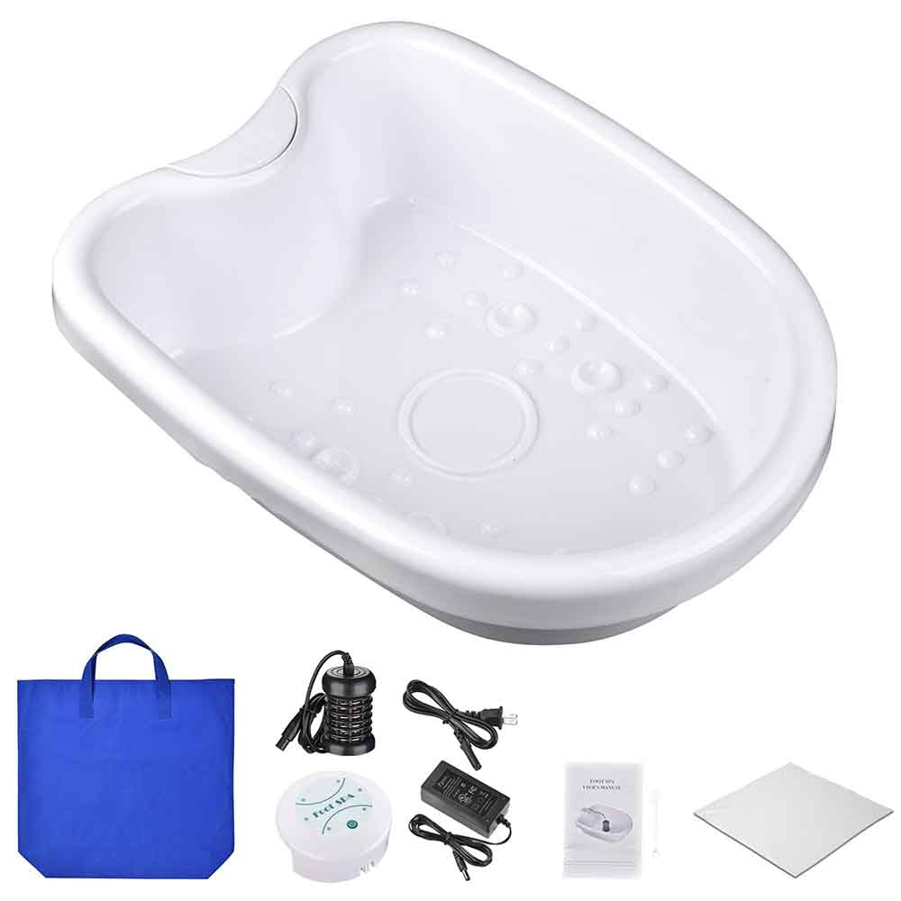 Yescom Ionic Detox Foot Bath Spa w/ Tub Pedicure Relax Image