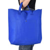 Yescom Reusable Tote Bag with Handles and Zipper Blue Polyester