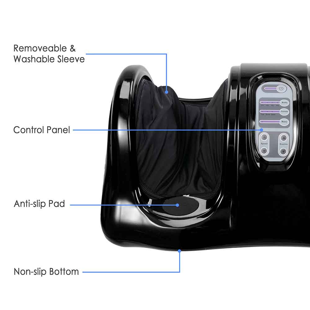 Yescom Kneading Rolling Foot Leg Massager Machine with Remote Image