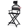 Byootique Makeup Directors Chair 28in.Tall Highback with Headrest