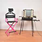 Yescom Makeup Directors Chair 28in.Tall Highback with Headrest Image