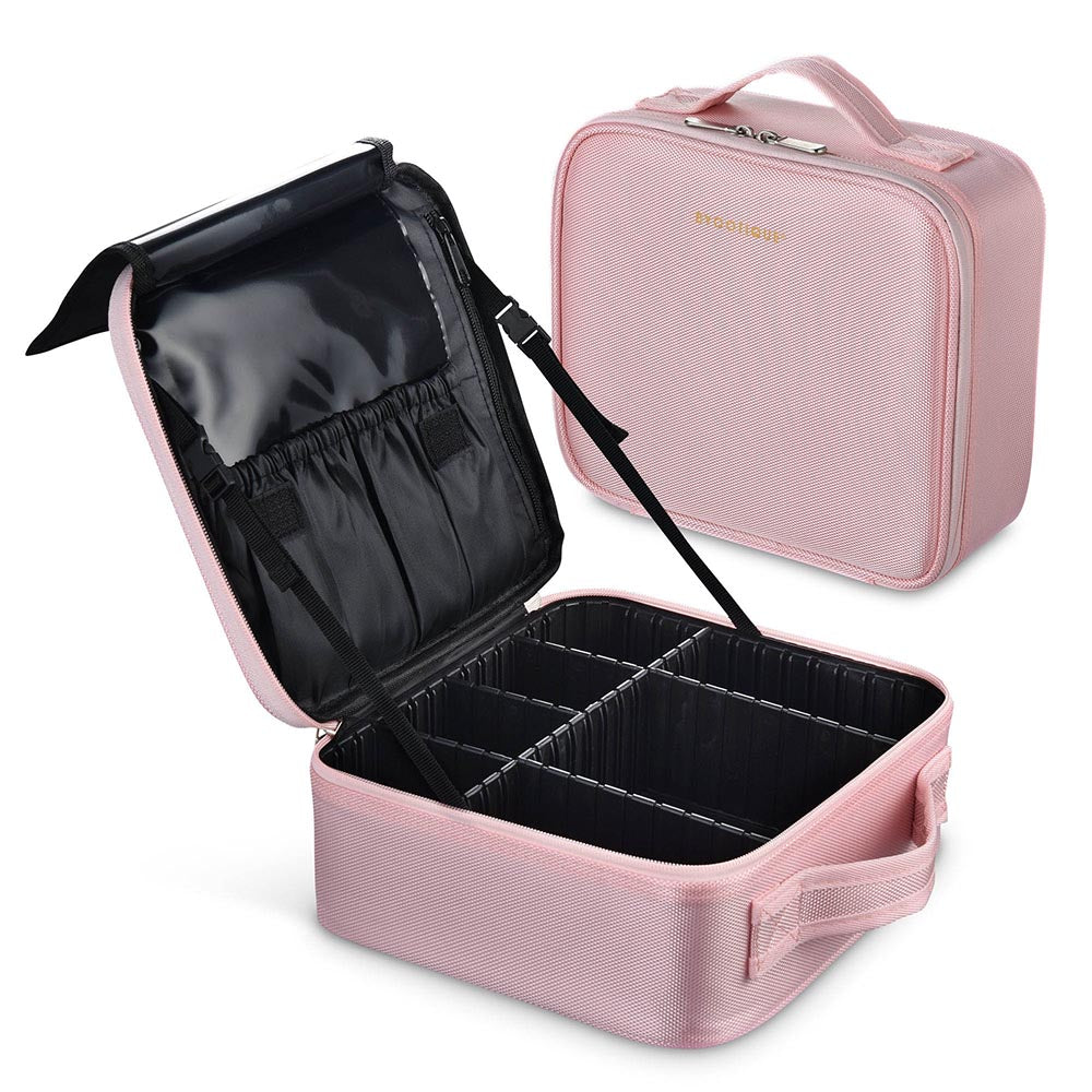 Yescom Makeup Train Case Travel Small Makeup Bag Image