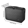 Yescom Portable Makeup Artist Soft Train Bag Case 16x11x7"