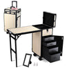 Byootique Nail Table Makeup Station Speaker Drawers Mirror