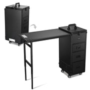 Yescom Makeup Artist Hairstylist Nail Table Workstation (Lefty & Righty) Image