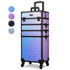 Byootique 4 in 1 Rolling Makeup Case Aluminum Keylock (Preorder)