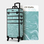 Yescom Rolling Makeup Case CoyoteButtes Artist Travel Case, CB Vitality Image