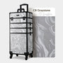 Yescom Rolling Makeup Case CoyoteButtes Artist Travel Case, CB Graystone Image