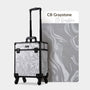 Yescom CoyoteButtes Cosmetology Rolling Case Makeup Case, CB Graystone Image