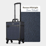 Yescom Rococo Cosmetology Rolling Case Makeup Case, Rococo Midnight Image