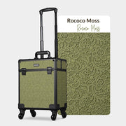 Yescom Rococo Cosmetology Rolling Case Makeup Case, Rococo Moss Image