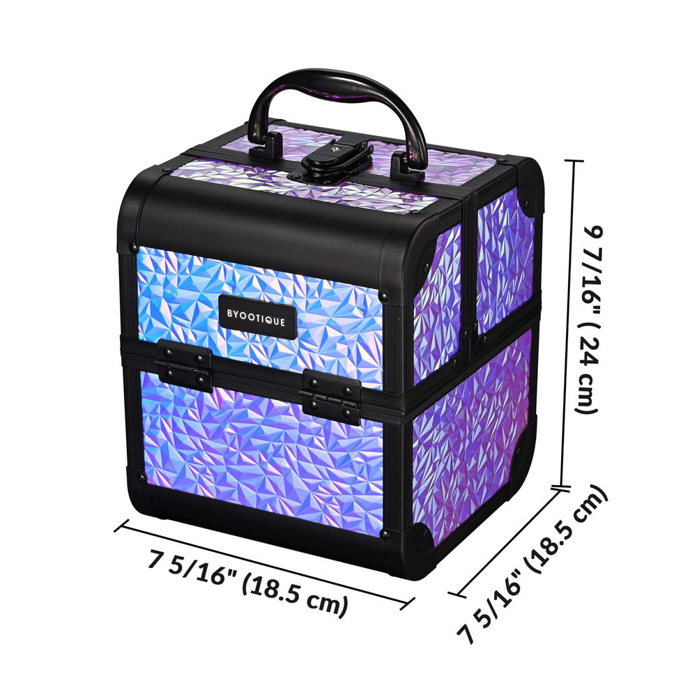 Yescom Mermaid Cube Makeup Box Cosmetic Case Image