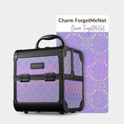 Yescom ForgetMeNot Cube Makeup Box Cosmetic Case, Charm ForgetMeNot Image