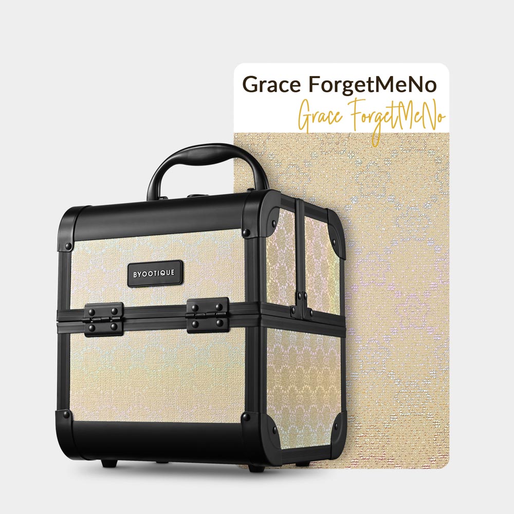 Yescom ForgetMeNo Cube Makeup Box Cosmetic Case, Grace ForgetMeNo Image