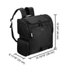 Byootique Pro Artist Makeup Barber Bag Backpack Travel