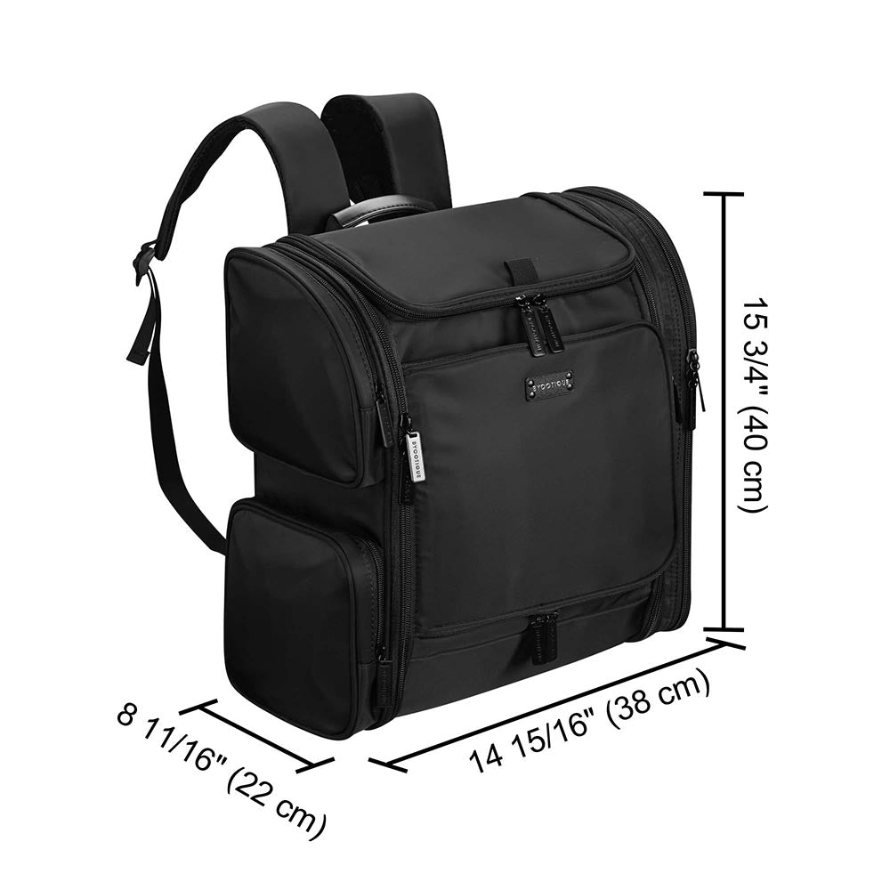 Yescom Pro Artist Makeup Barber Bag Backpack Travel Image