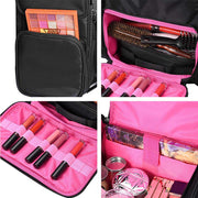 Yescom Pro Artist Makeup Barber Hairstylist Backpack Pink Image